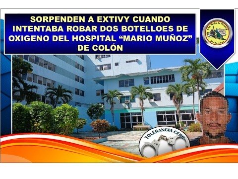 Intento de robo de oxígeno en hospital
