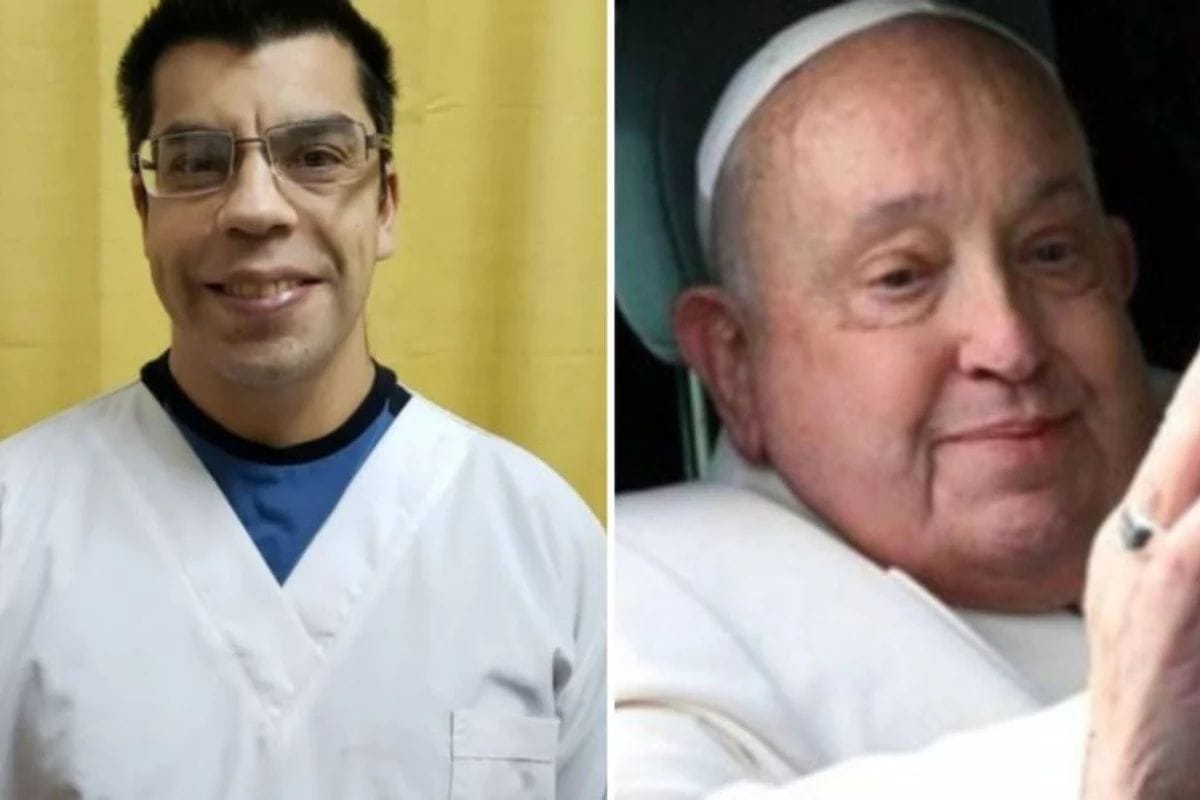El sobrino enfermero de Francisco viaja a Roma para despedir al Papa gracias a un gesto solidario