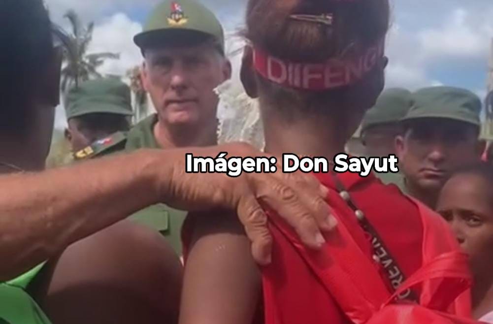 UN JOVEN DE GUAMUTA EXPONE LA FALTA DE ATENCIÓN A SU COMUNIDAD DURANTE VISITA DE DÍAZ-CANEL A EL COBRE