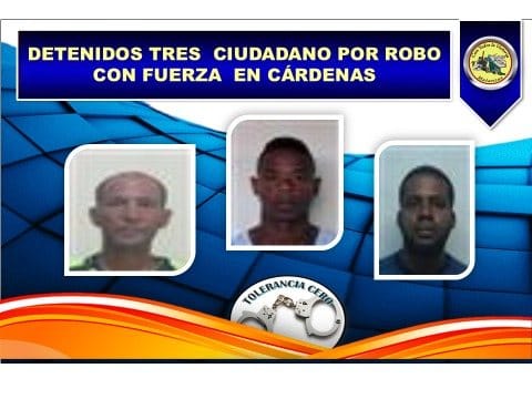 Detenidos tres ciudadanos por intento de robo con fuerza en Cárdenas