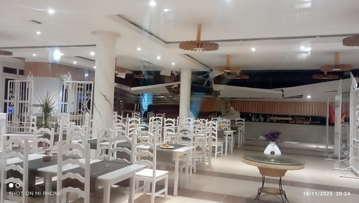 Estructura colapsa en el hotel “Memories Trinidad del Mar”; no se reportan heridos graves