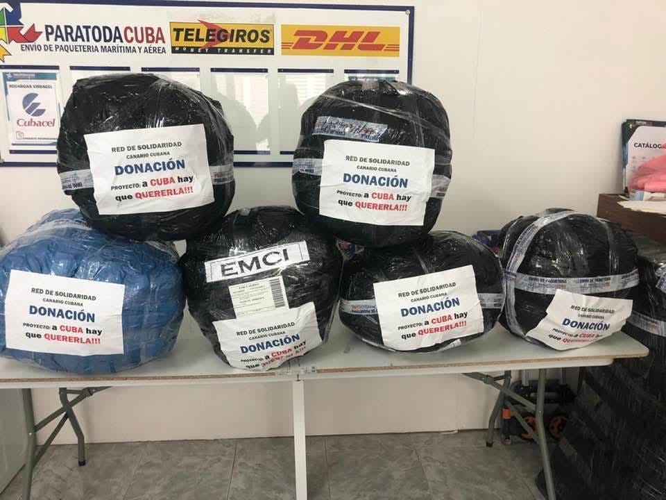 Sale desde Canarias un nuevo contenedor con material sanitario destinado a centros de salud en Cuba