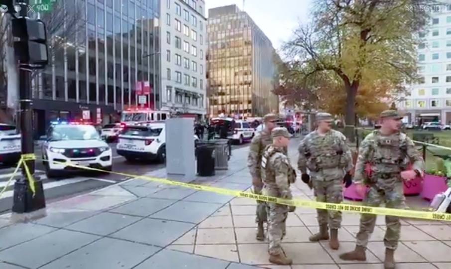 Ataque armado cerca de la Casa Blanca deja dos miembros de la Guardia Nacional heridos de gravedad