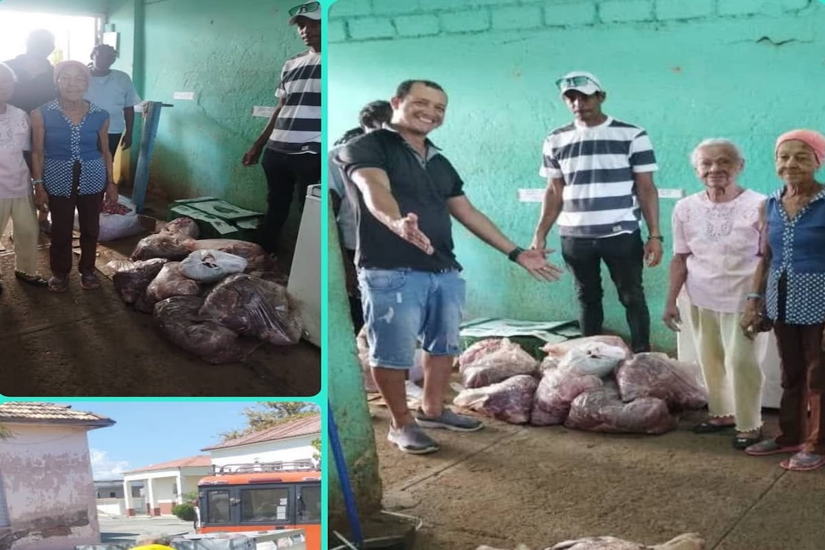 Indignación en Santiago de Cuba por donación de carne a un hogar de ancianos en condiciones insalubres