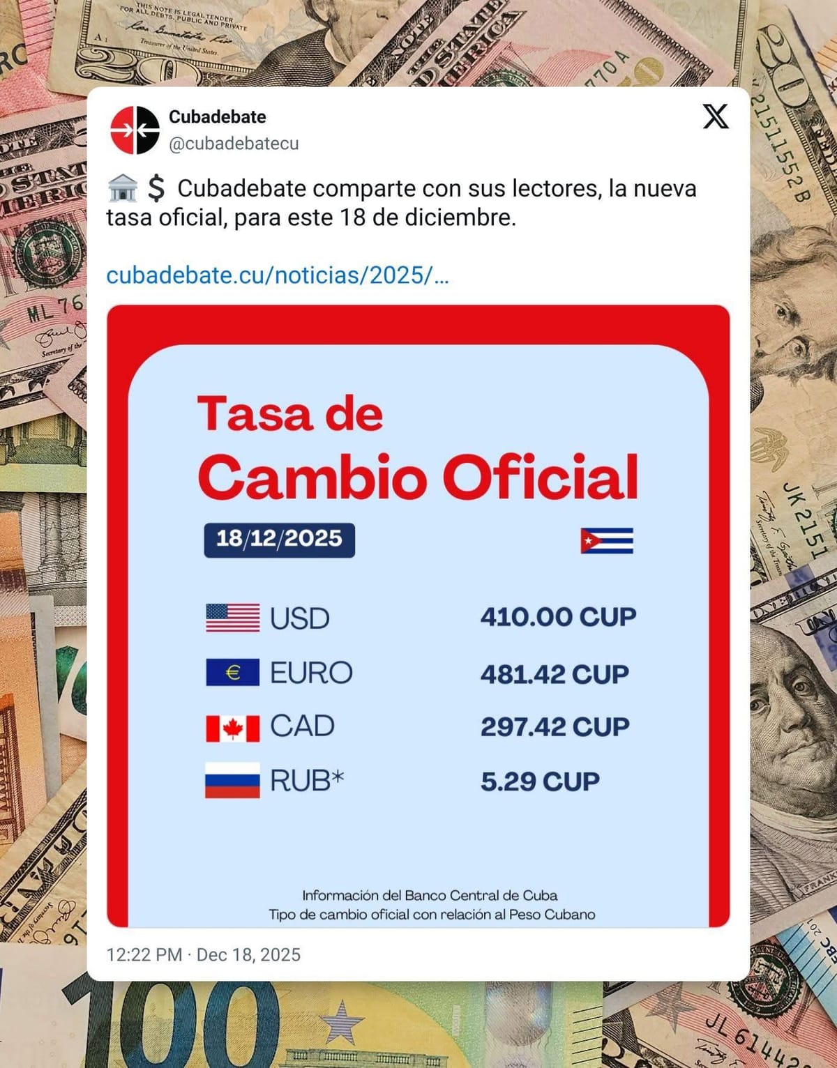 “El Toque era malo, pero lo copiaron”: estalla la indignación en redes por la nueva tasa “flotante” de divisas