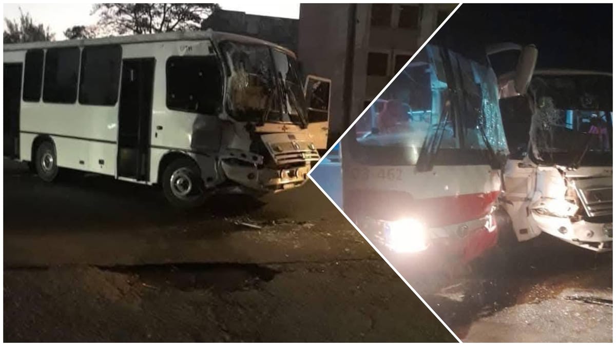 Colisión entre dos ómnibus en Alamar genera incertidumbre sobre posibles afectados