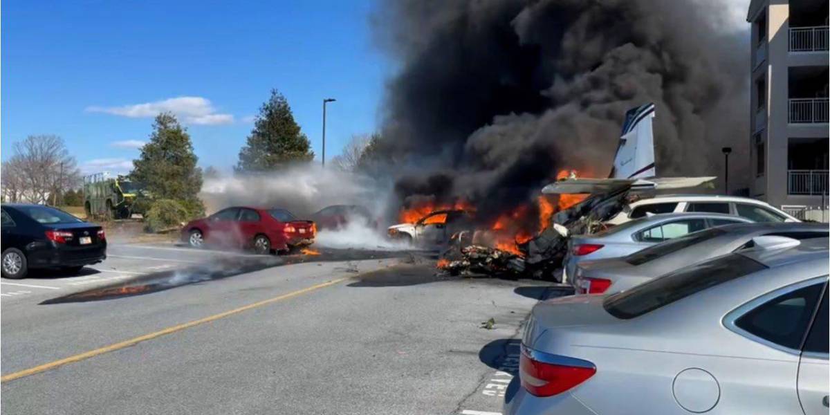Avioneta con cinco pasajeros se estrella en Pensilvania, EE.UU.