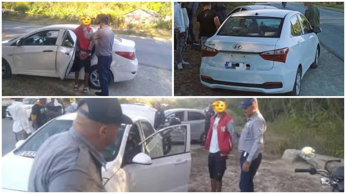 Hombre es detenido en Santiago de Cuba por conducir un auto robado de la empresa Transgaviota