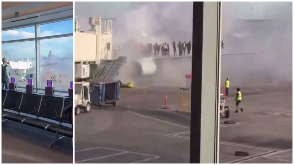 Incidente en aeropuerto de Denver: Vuelo de American Airlines se incendia y pasajeros evacúan entre el humo