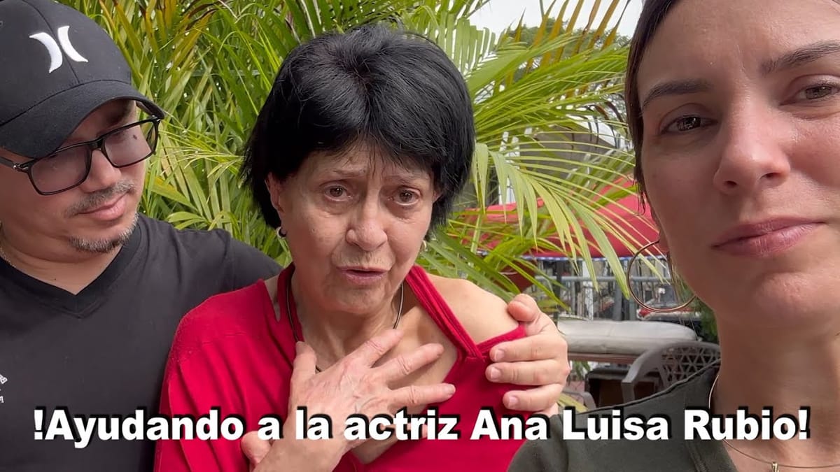 Desamparo en el exilio: la actriz Ana Luisa Rubio es desalojada en Miami y pierde contacto con sus mascotas