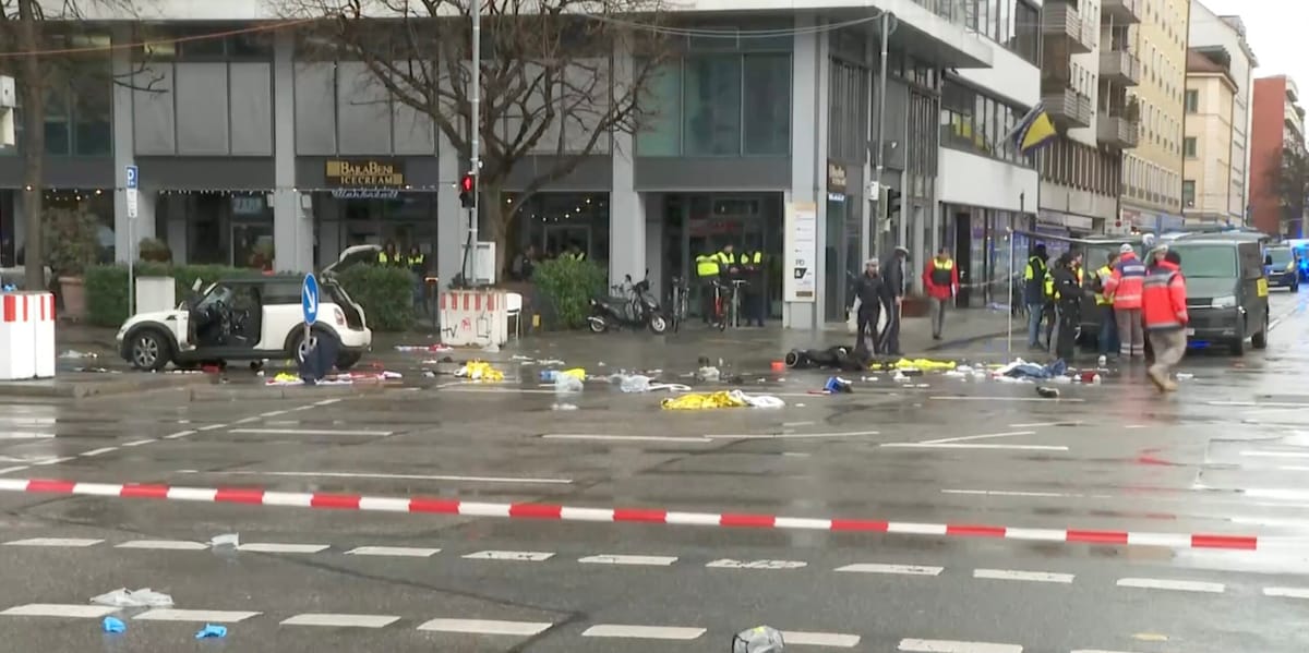 Un coche atropella a varias personas en Múnich, dejando varios heridos