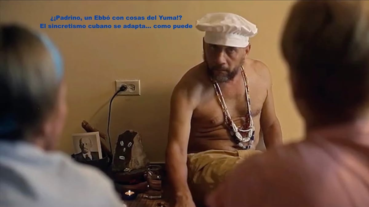¿¡Padrino, un Ebbó con cosas del Yuma!? El sincretismo cubano se adapta… como puede