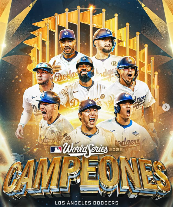Dodgers conquistan la Serie Mundial 2025 en un Juego 7 decidido en extrainnings