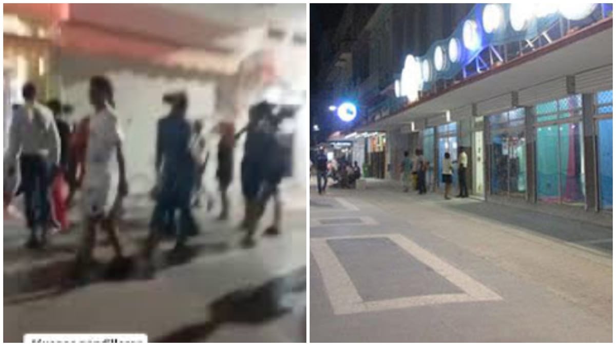 Detienen a siete jóvenes por alteración del orden público en el boulevard de San Rafael, en Centro Habana