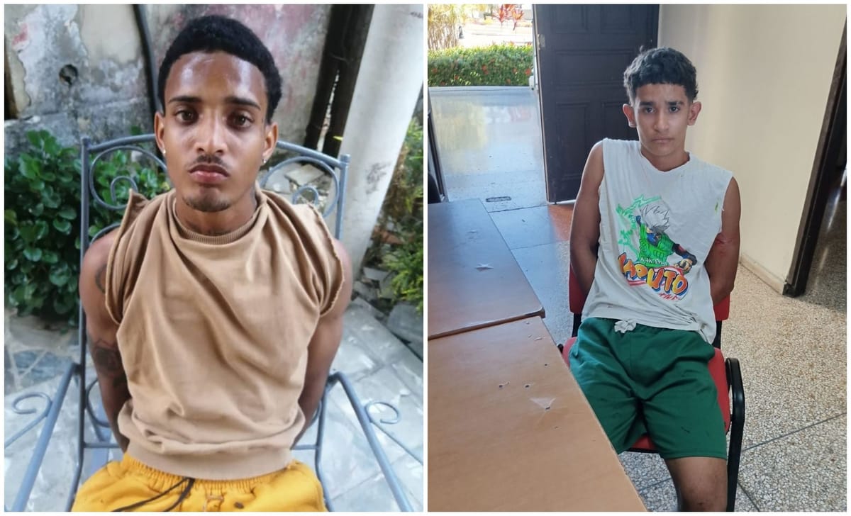 Dos jóvenes arrestados en La Habana por asalto a un estudiante universitario