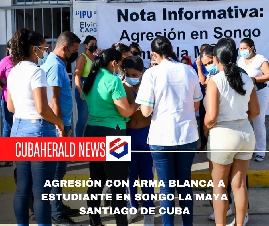 Agresión con arma blanca a estudiante en Songo La Maya