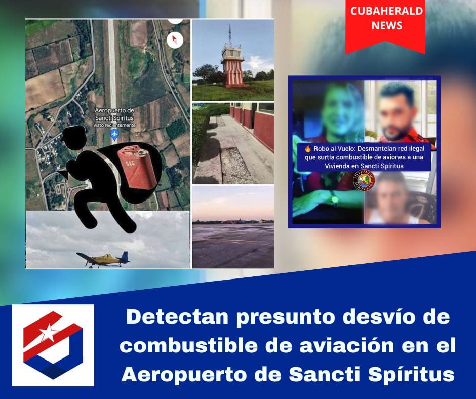 Detectan presunto desvío de combustible de aviación en el Aeropuerto de Sancti Spíritus