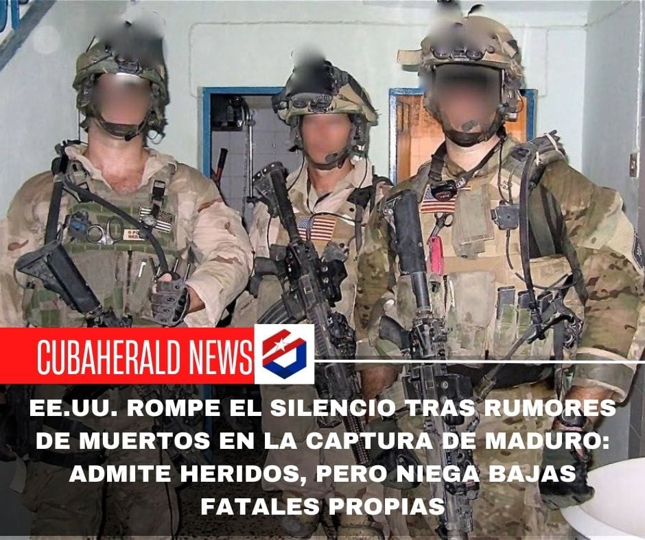 EE.UU. rompe el silencio tras rumores de muertos en la captura de Maduro: admite heridos, pero niega bajas fatales propias