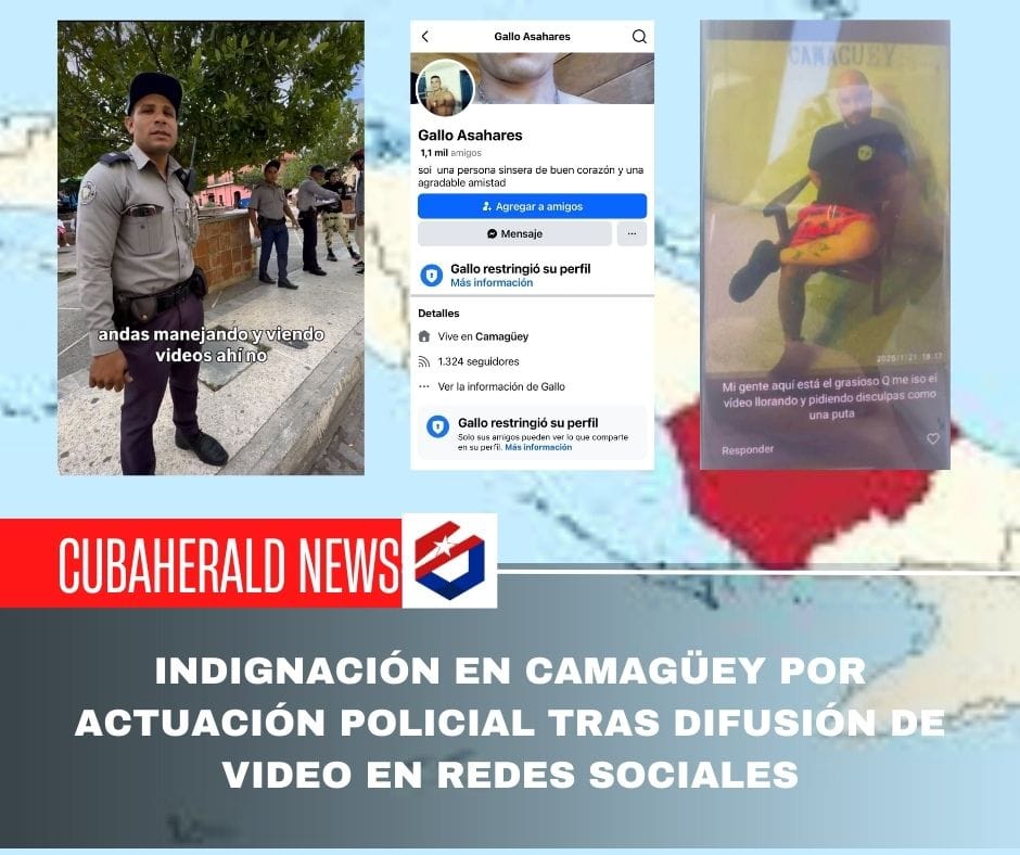 Indignación en Camagüey por actuación policial tras difusión de video en redes sociales