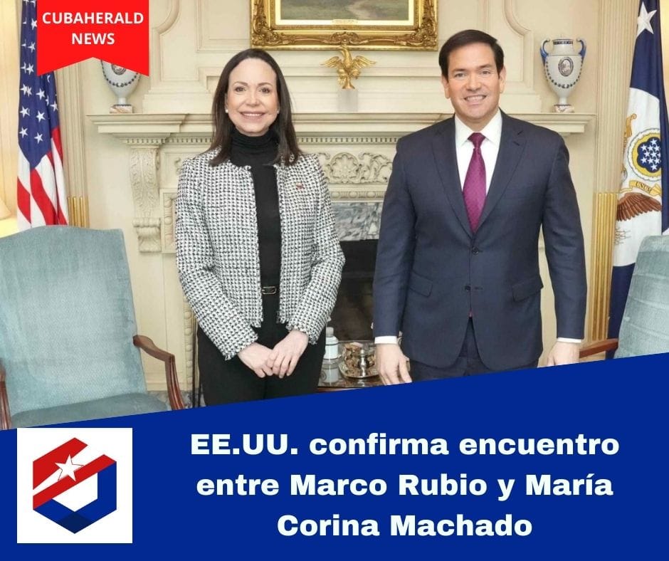 EE.UU. confirma encuentro de alto nivel entre el Secretario de Estado Marco Rubio y María Corina Machado