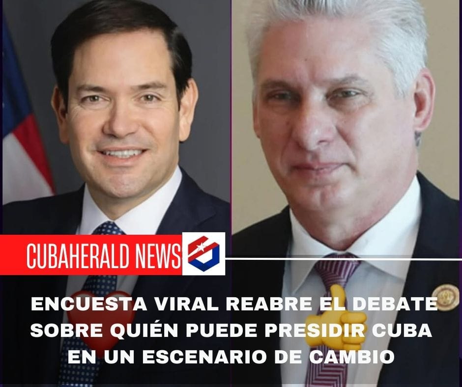 Encuesta viral reabre el debate sobre quién puede presidir Cuba en un escenario de cambio