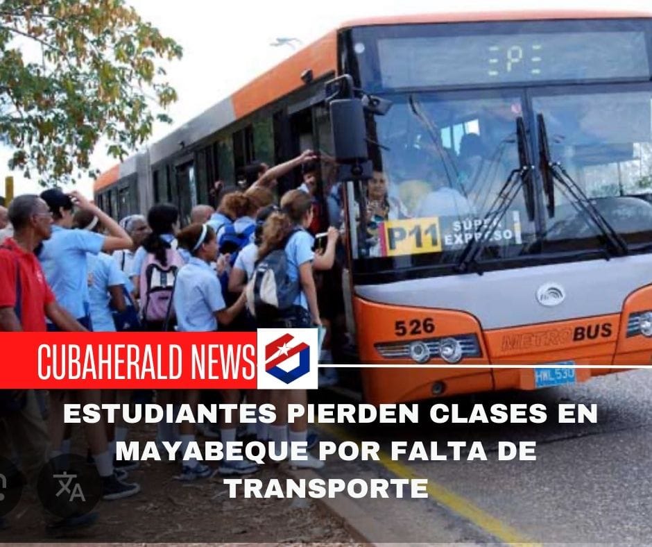 Estudiantes pierden clases en Mayabeque por falta de transporte