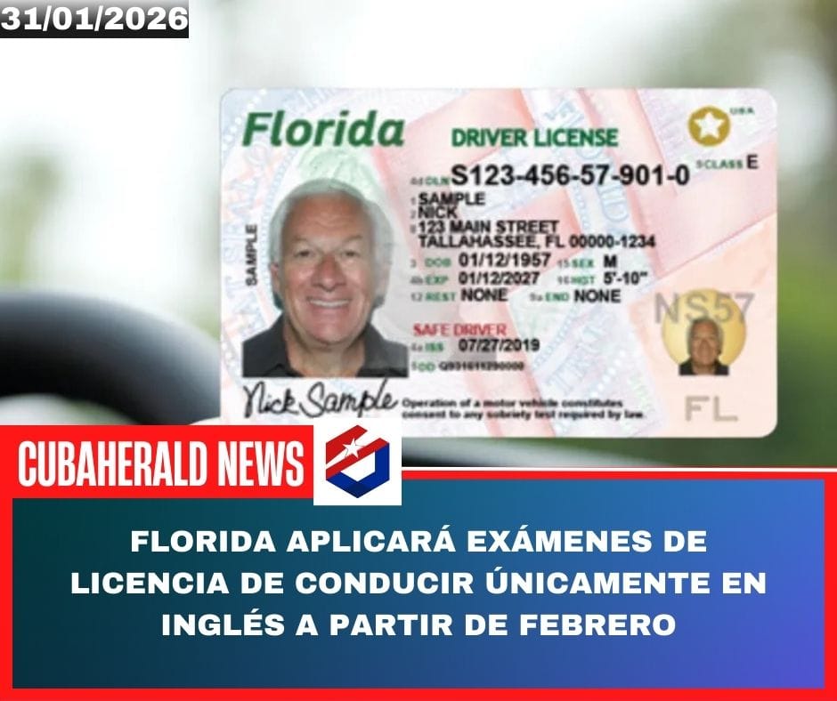 Florida aplicará exámenes de licencia de conducir únicamente en inglés a partir de febrero