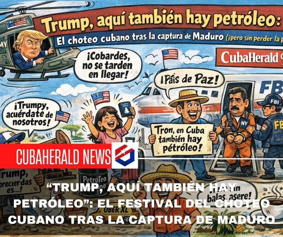 “Trump, aquí también hay petróleo”: el festival del choteo cubano tras la captura de Maduro