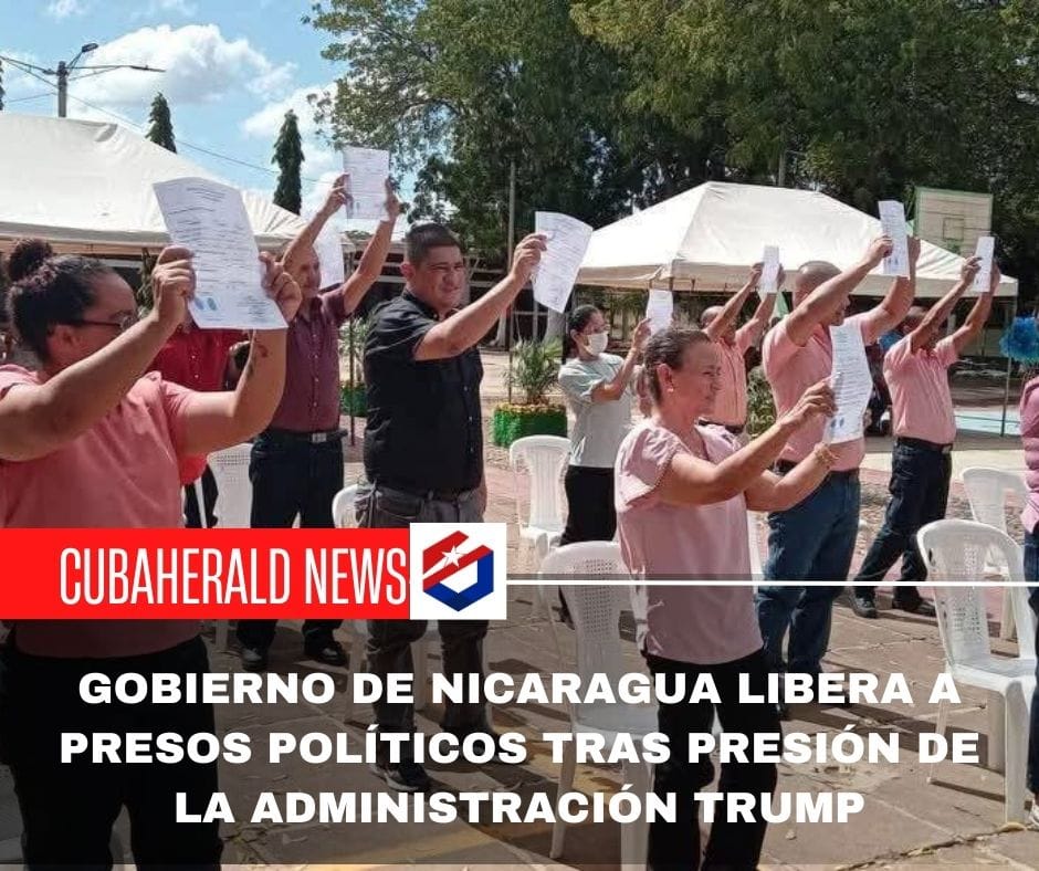 Gobierno de Nicaragua libera a presos políticos tras presión de la Administración Trump