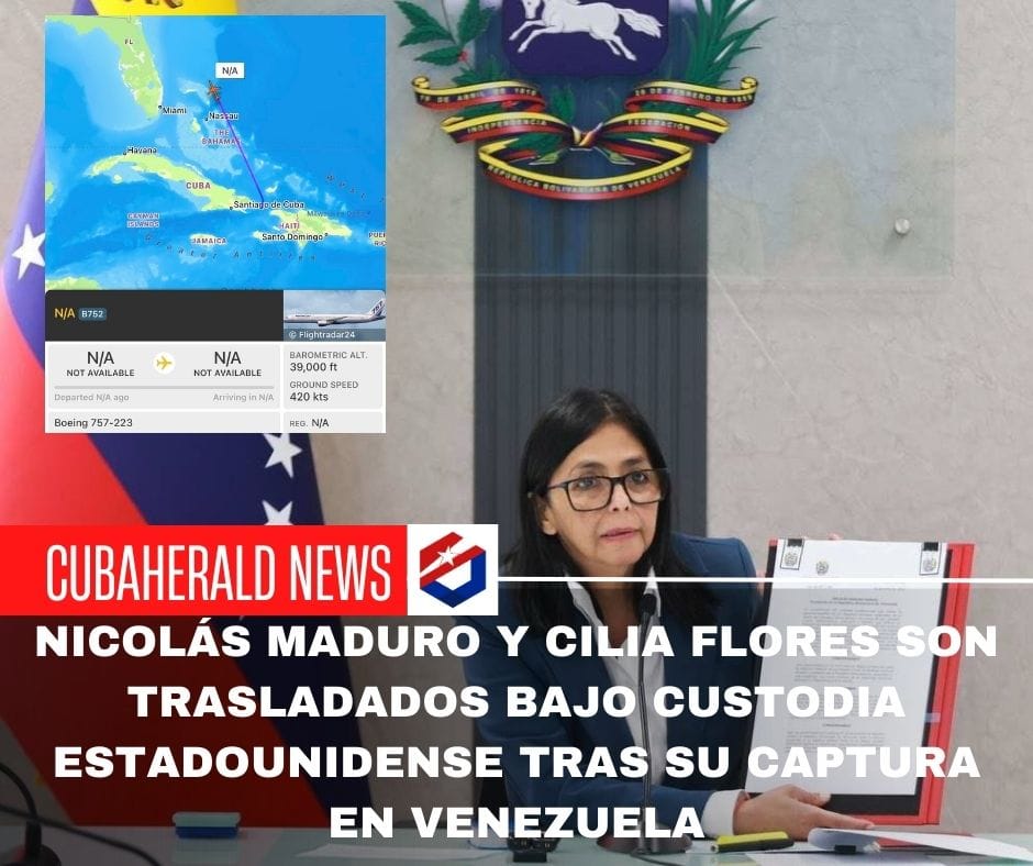 Nicolás Maduro y Cilia Flores son trasladados bajo custodia estadounidense tras su captura en Venezuela