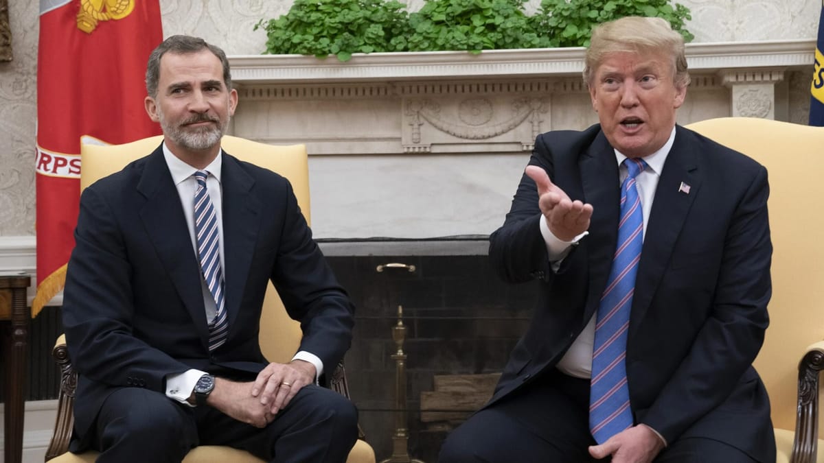 El Rey felicita a Trump mediante un telegrama tras ser investido presidente de EEUU