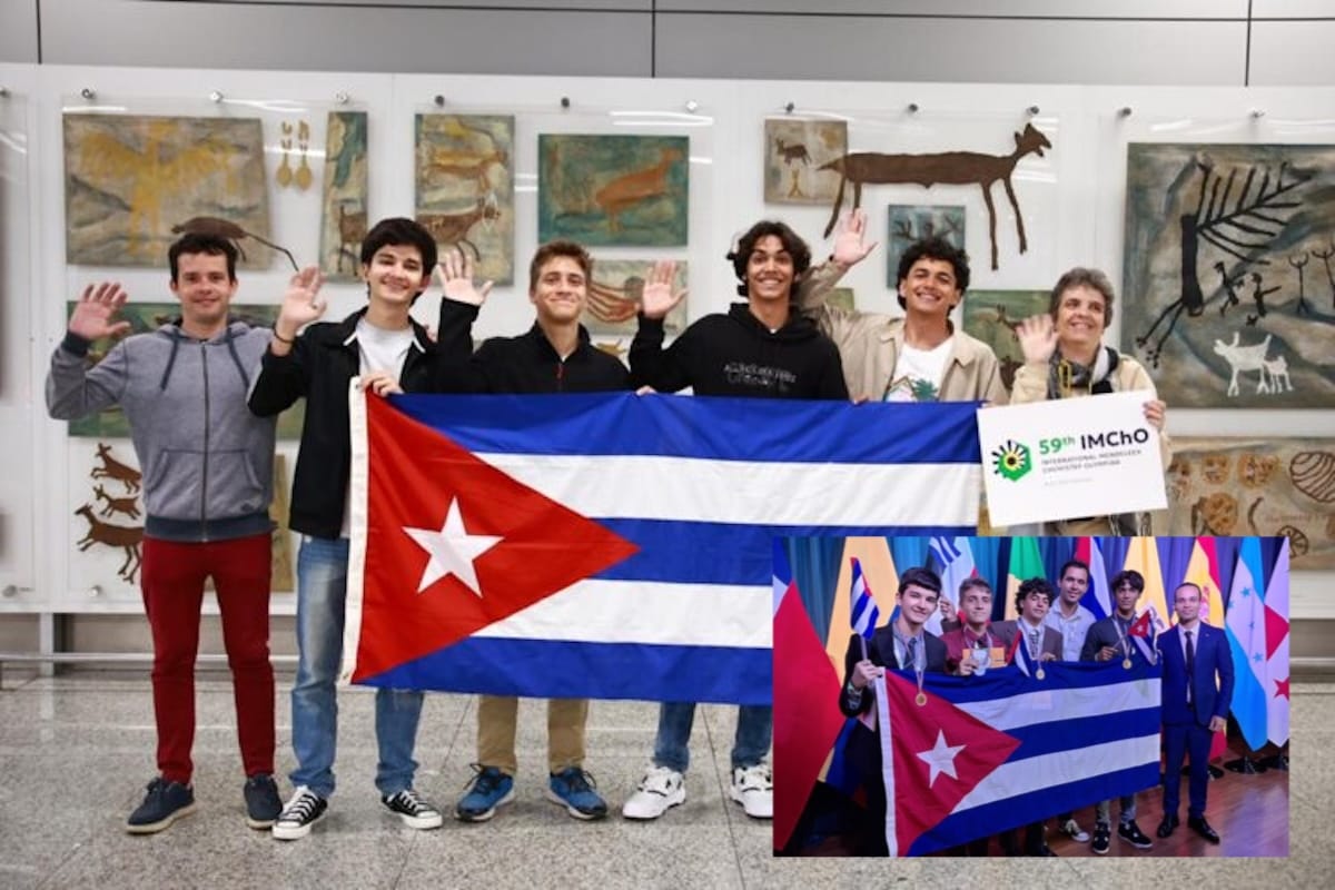 Cuba logra histórica actuación en la Olimpiada Internacional de Química con una medalla de plata y tres de bronce