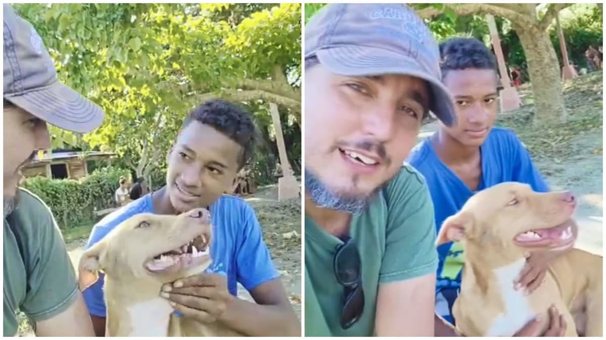 Reencuentro en El Cauto: “Yoni”, el perrito que conmovió a Cuba, vuelve a los brazos de su dueño