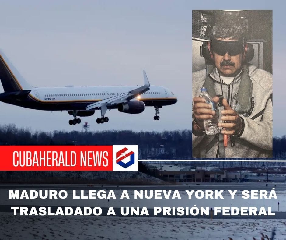 Maduro llega a Nueva York y será trasladado a una prisión federal