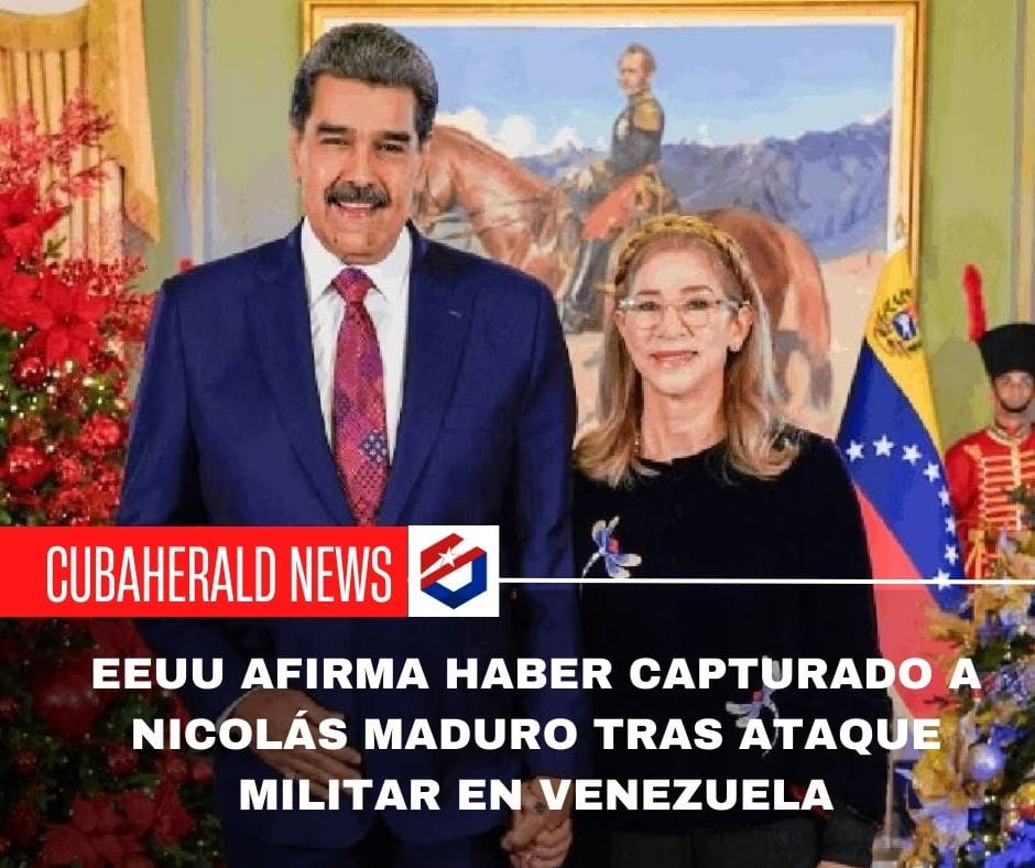 EEUU afirma haber capturado a Nicolás Maduro tras ataque militar en Venezuela