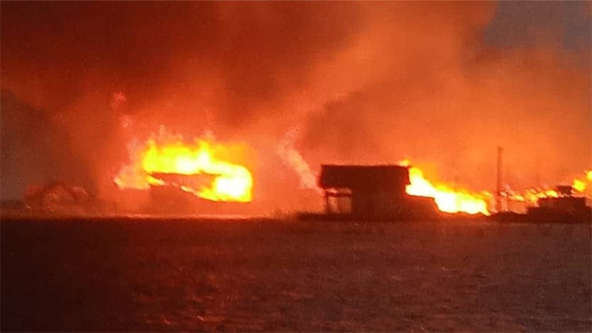 Determinan la causa del incendio en Playa de Cunagua