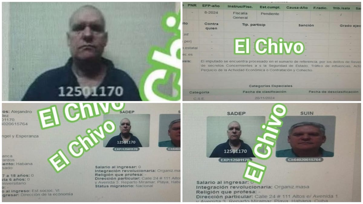 Presunta ficha policial de Alejandro Gil Fernández carece de veracidad, según revisión de CubaHerald