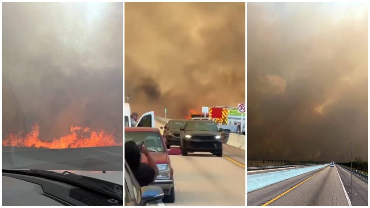 Incendio forestal bloquea el acceso a los Cayos de Florida mientras equipos de emergencia luchan por contener las llamas
