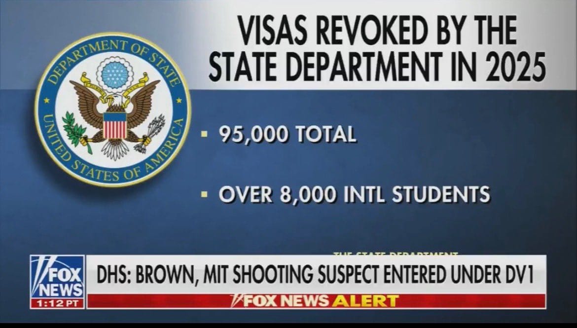 DHS anuncia revocación de más de 95.000 visas en vísperas de la Navidad, en el marco de una política migratoria más estricta