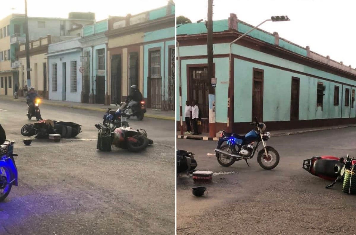 Reportan accidente entre dos motorinas en Cárdenas, Matanzas