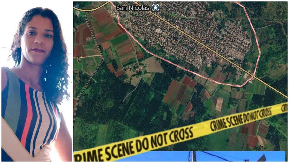 Feminicidio en Mayabeque conmociona a la comunidad de San Nicolás de Bari