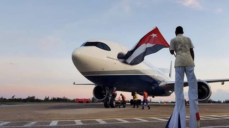 Cuba inaugura la temporada de vuelos directos desde Lisboa a Santa Clara con el arribo de 371 turistas