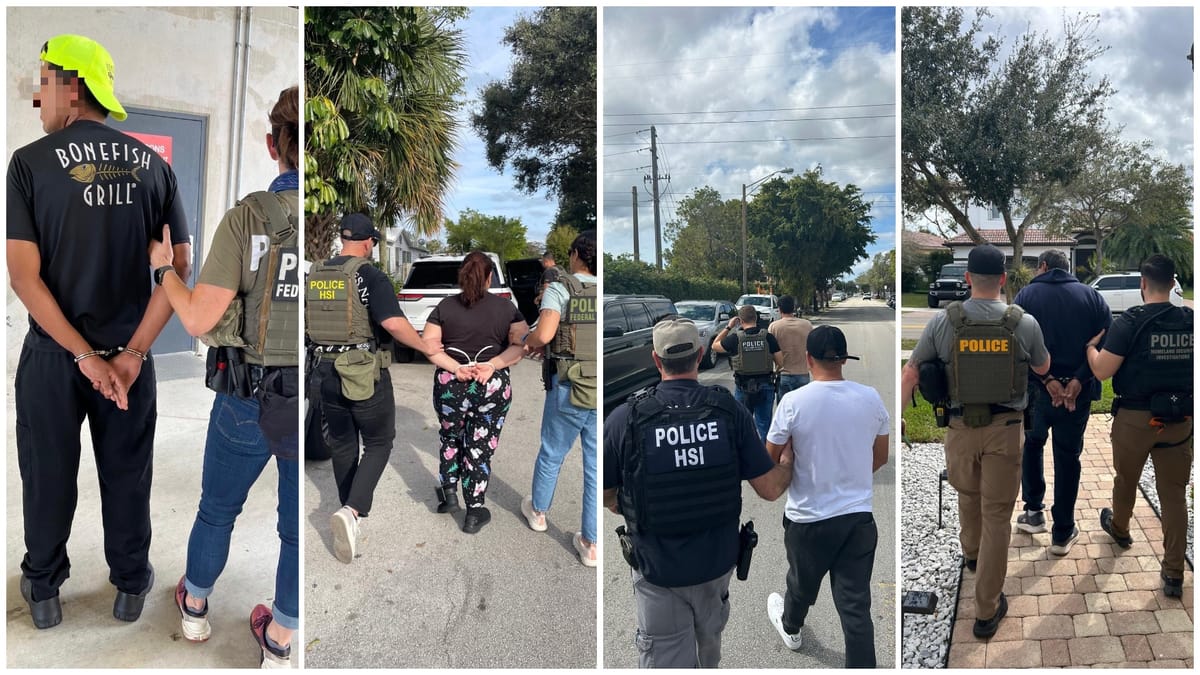 Operativos de ICE en el sur de Florida dejan múltiples arrestos en medio de nuevas políticas migratorias