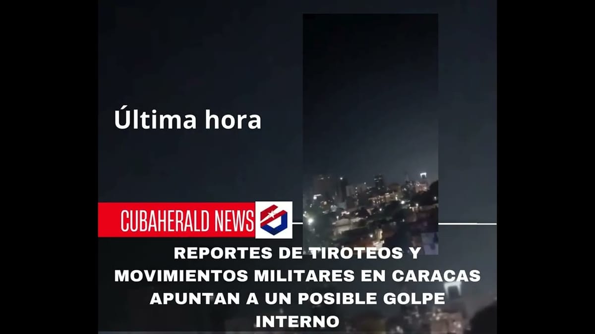 Última hora: reportes de tiroteos y movimientos militares en Caracas apuntan a un posible golpe interno