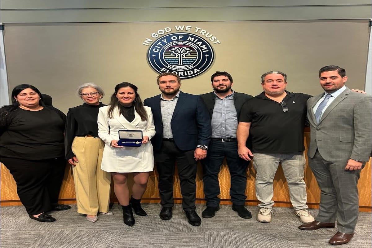 Rosa María Payá recibe las Llaves de la Ciudad de Miami en reconocimiento a su labor por los derechos humanos
