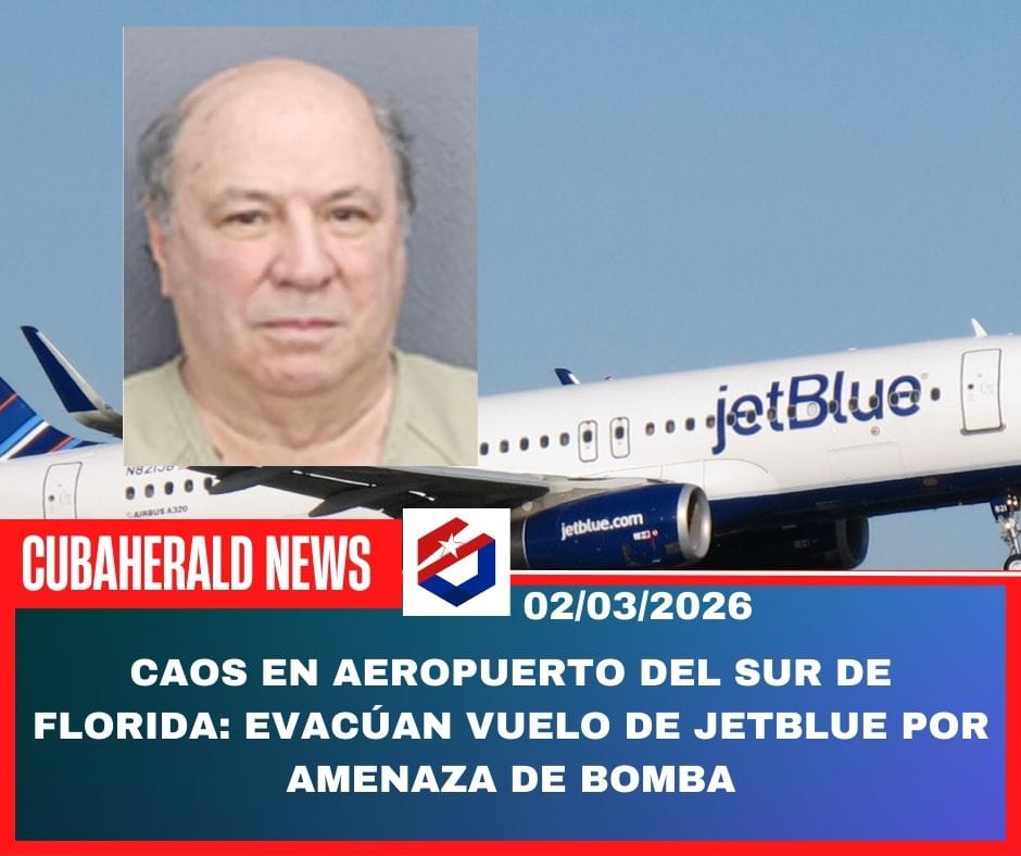 Caos en aeropuerto del sur de Florida: evacúan vuelo de JetBlue por amenaza de bomba