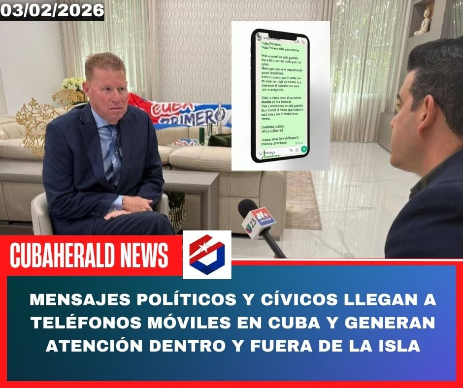 Mensajes políticos y cívicos llegan a teléfonos móviles en Cuba y generan atención dentro y fuera de la isla