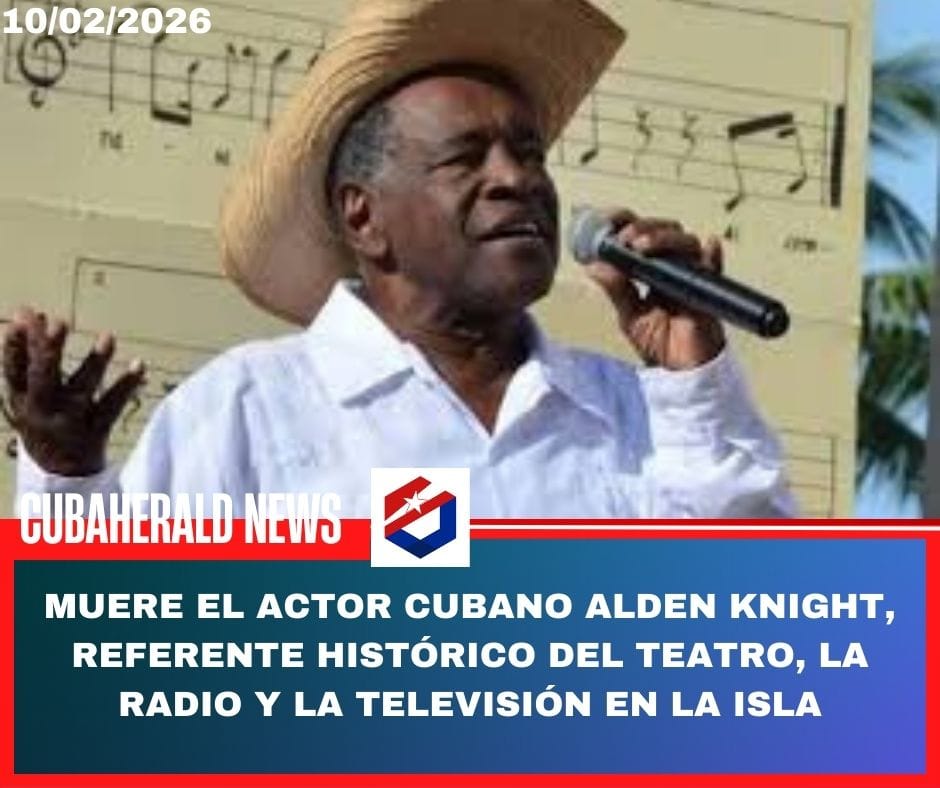 Muere el actor cubano Alden Knight, referente histórico del teatro, la radio y la televisión en la isla