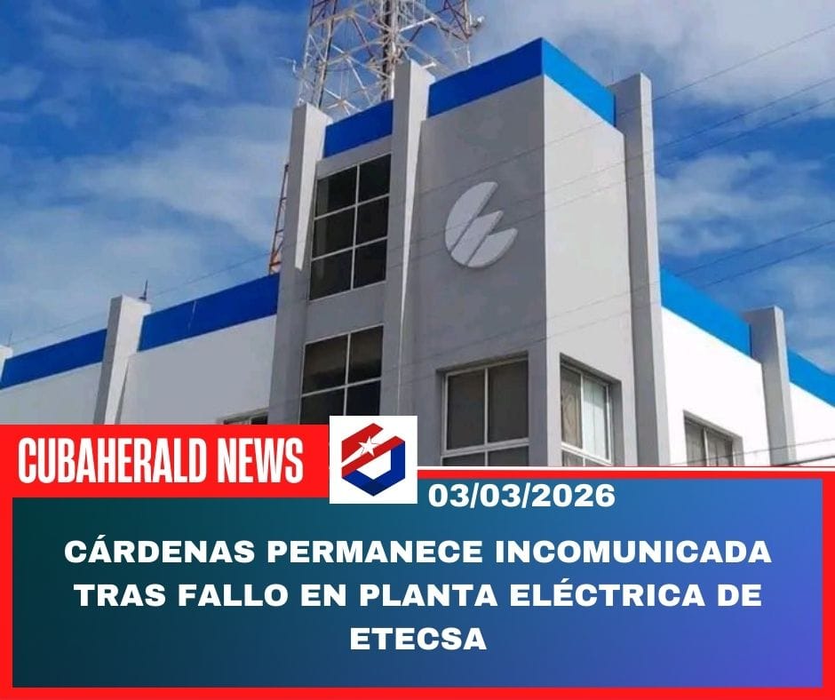 Cárdenas permanece incomunicada tras fallo en planta eléctrica de ETECSA
