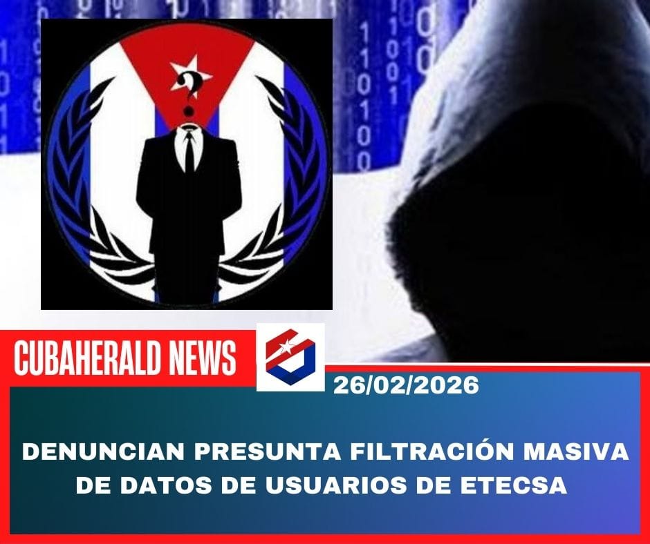 Denuncian presunta filtración masiva de datos de usuarios de ETECSA